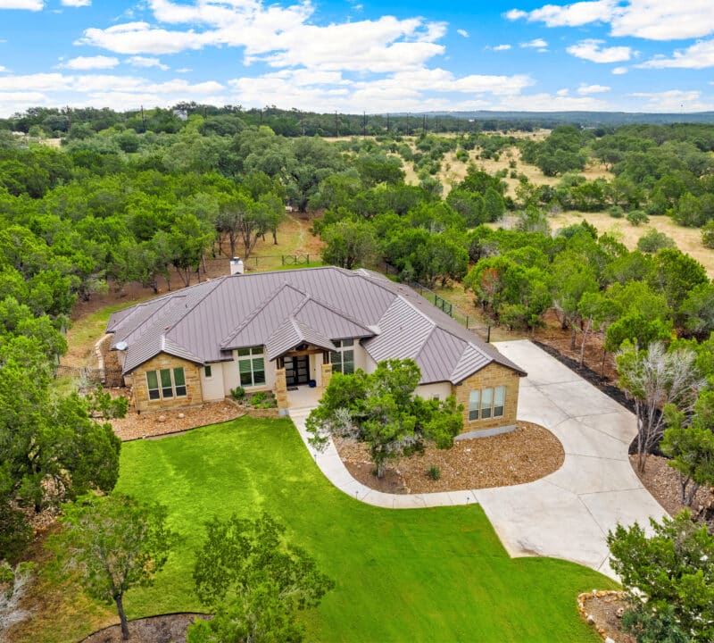 a home in texas countryside